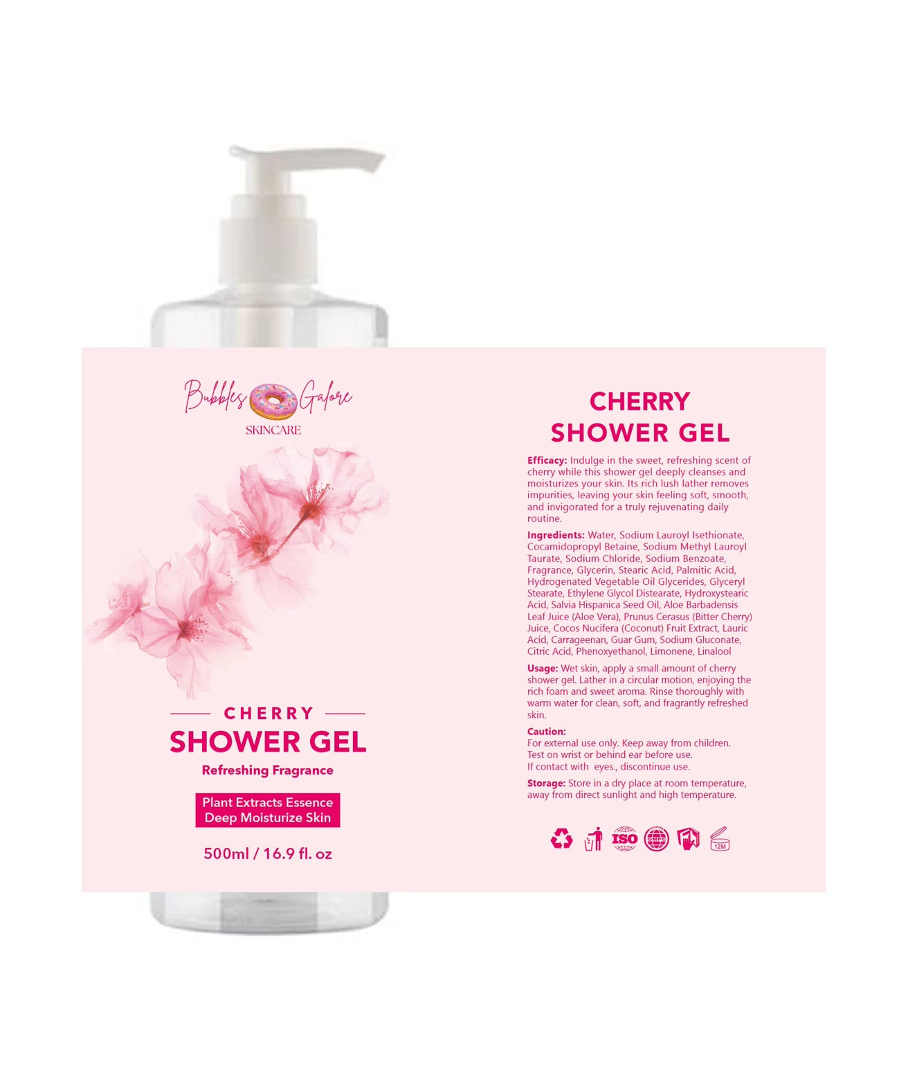 Jasmine petal & Aloe Vera Infused Shower Gel (NEW)