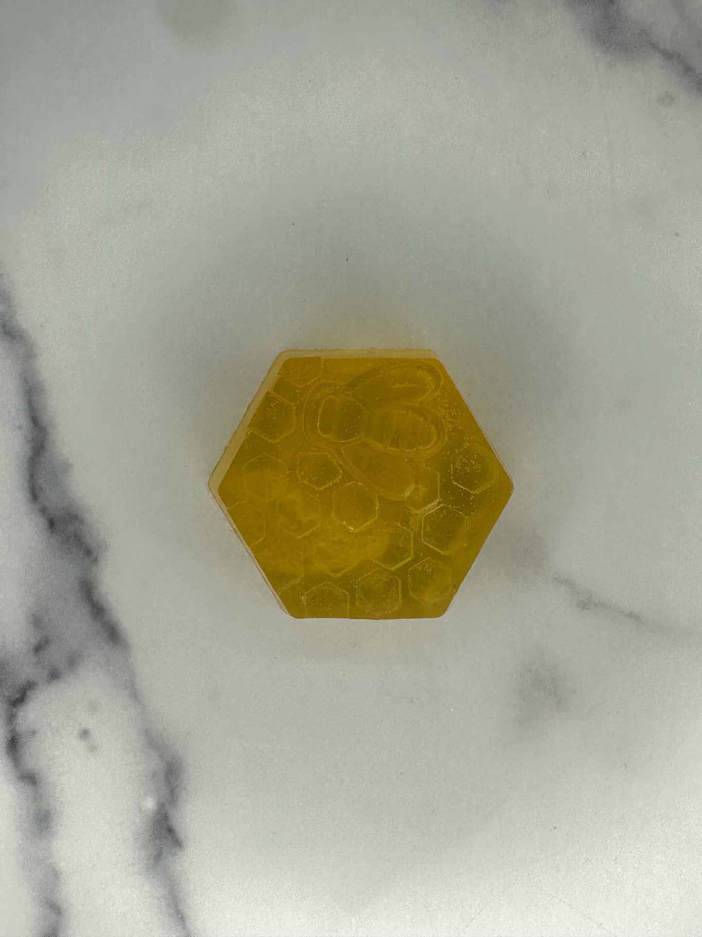 Double dipped honey bee hive soap bar