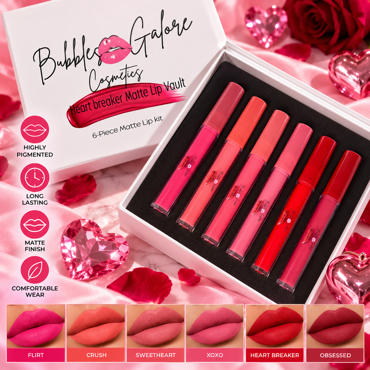 Heart Breaker Matte Lip Vault Kit