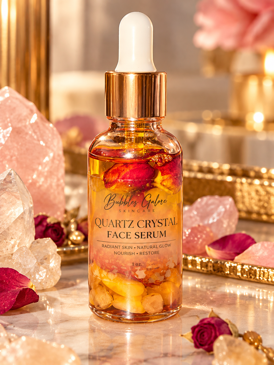 FACE SERUM (ORGANIC CRYSTAL INFUSED)