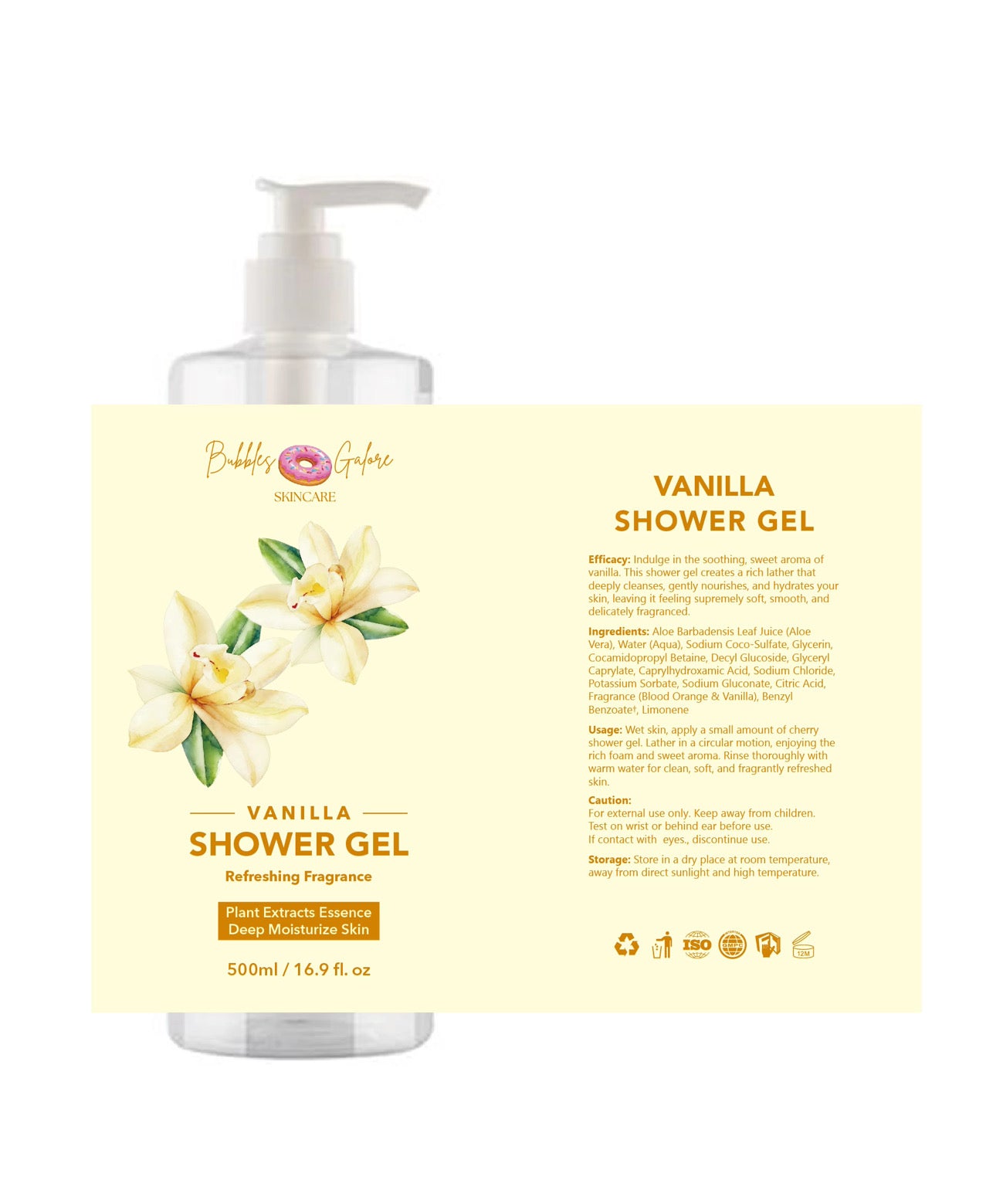 Jasmine petal & Aloe Vera Infused Shower Gel (NEW)
