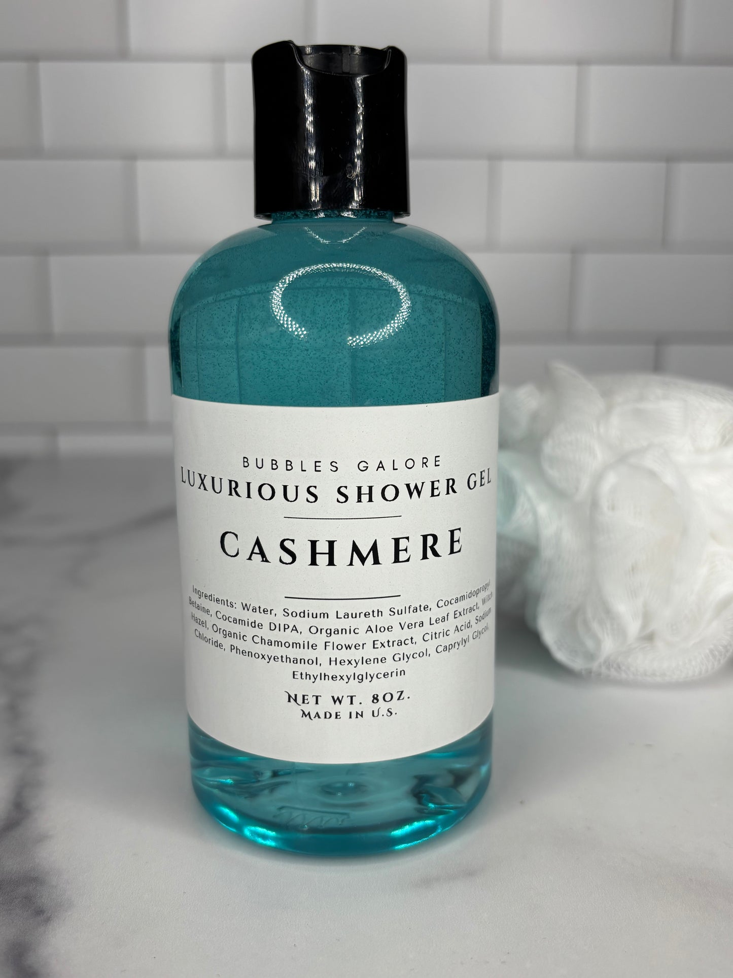 Luxurious aloe infused shower gel