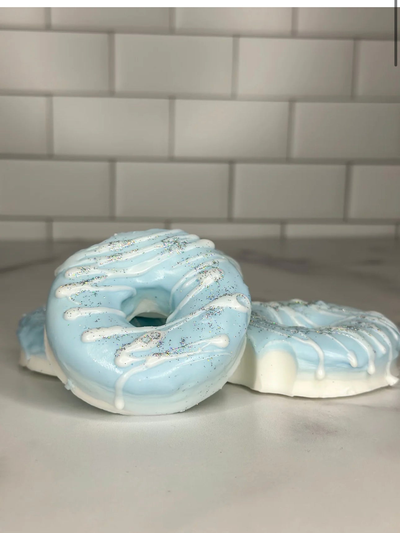 Jabón en barra de donut de piña